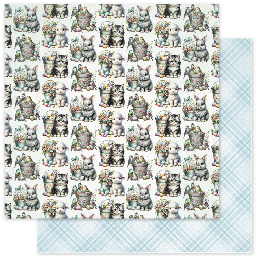 Easter Time Patterns C 12 x 12 Paper (12 pc Bulk Pack) 34146 — Ecstasy Crafts