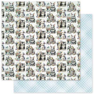 Papier Temps de Pâques C 12 x 12 (Paquet en vrac de 12) 34146
