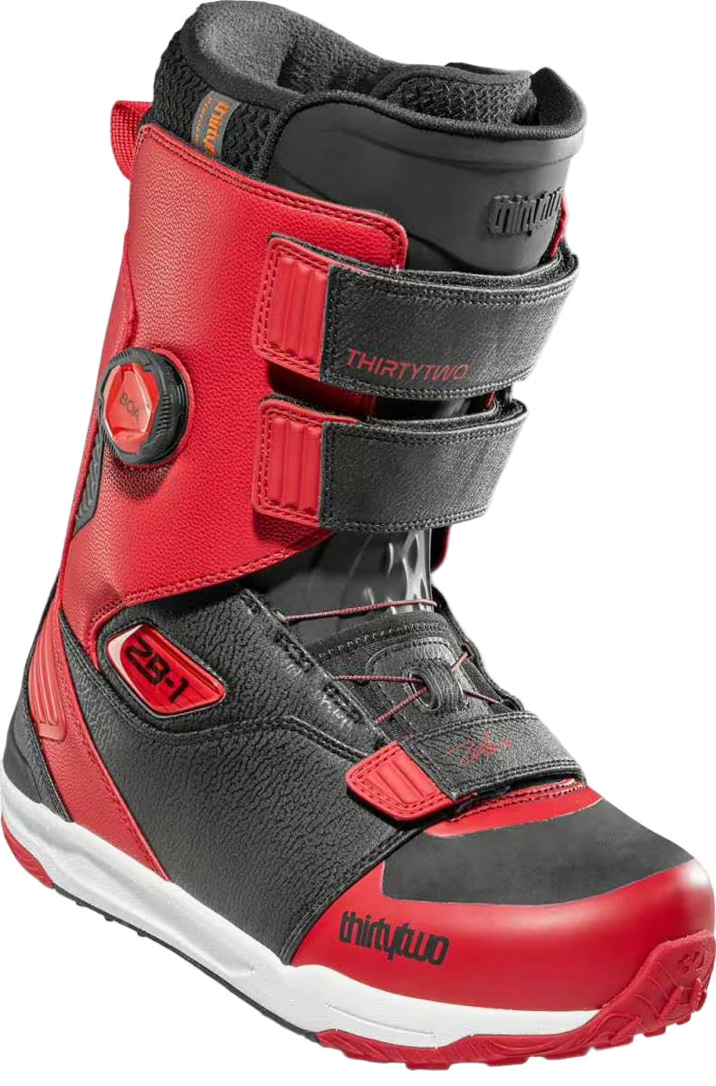 ThirtyTwo 'ZB-1 BOA' Snowboard Boots - Black/Red