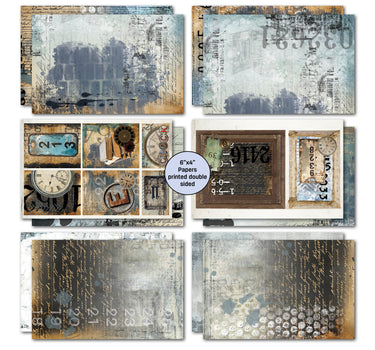 3Quarter Designs Eclectic Clocks 6x4 Card Pack