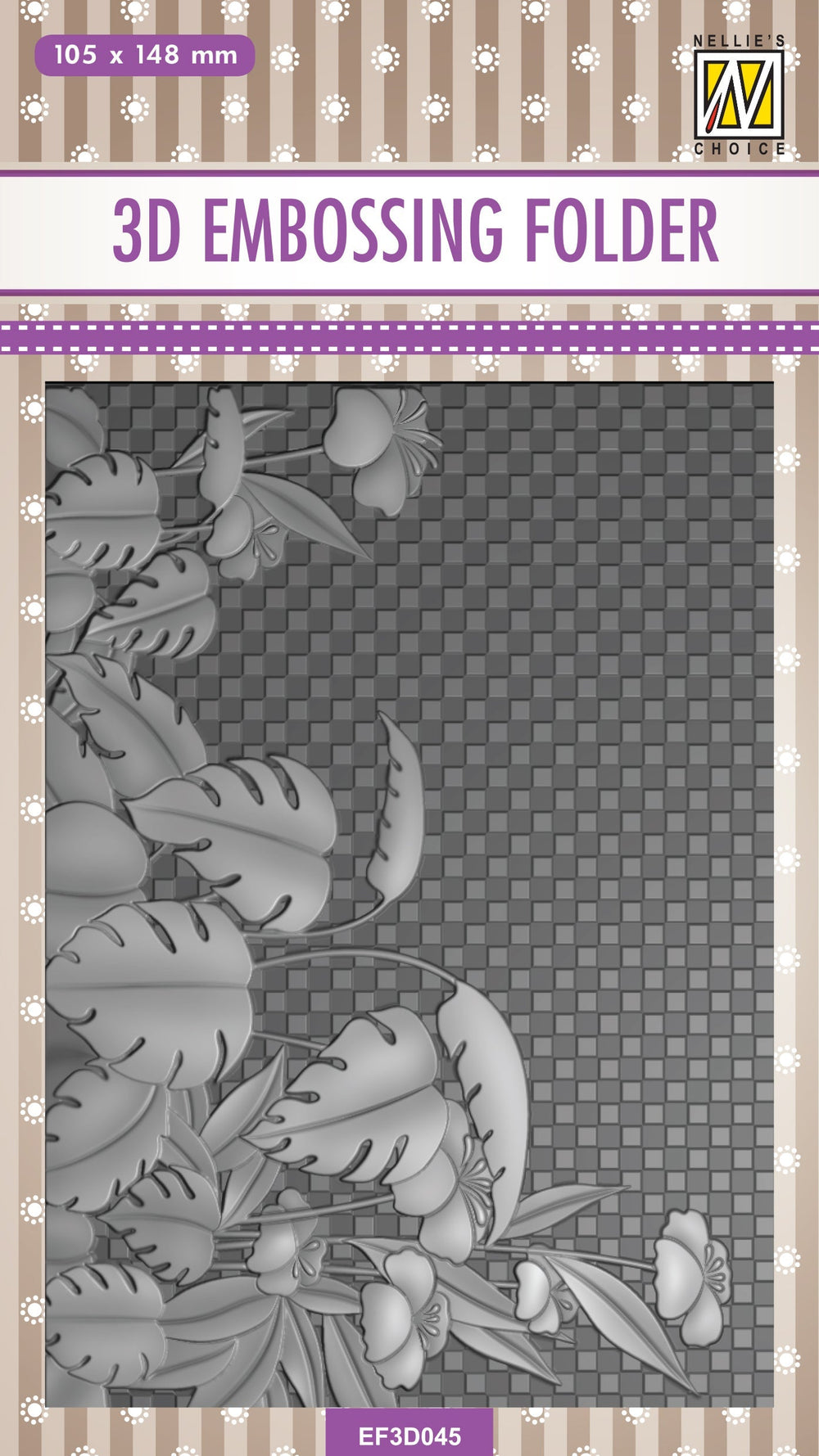 Dossier de gaufrage 3D Nellie's Choice - Monstera Deliciosa