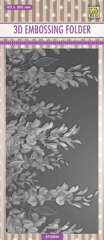 Nellie's Choice Classeur de Gaufrage 3D Slimline - Lupins