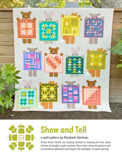 Show and Tell - Patron de courtepointe par Elizabeth Hartman