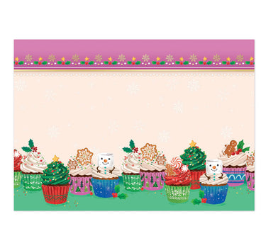 Christmas Cupcakes Luxury Topper Set