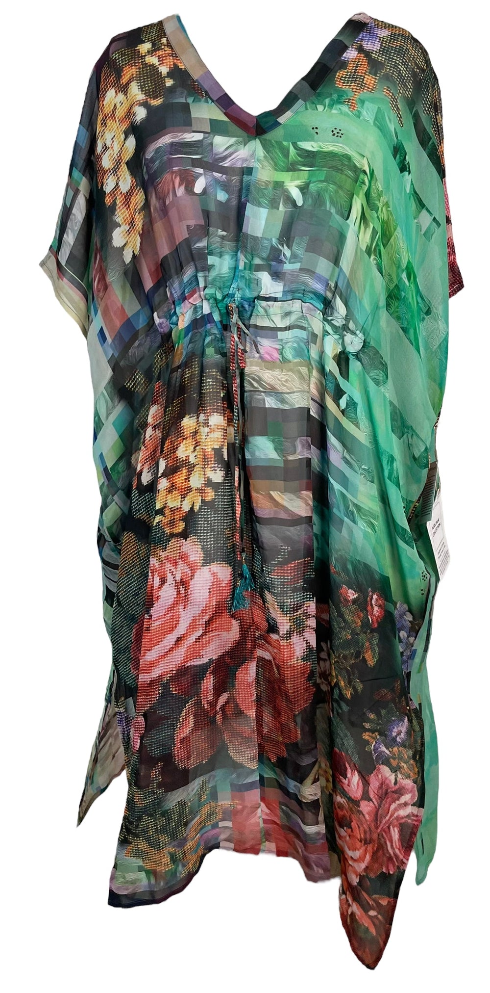 PRG6371 Caftan Longue en Soie Pure Sheer Avatar