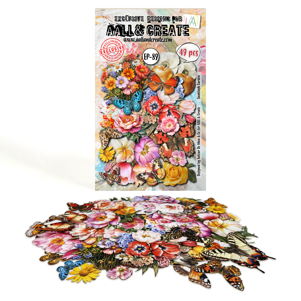 AALL and Create - A6 Ephemera Die-Cuts - Sunblush Garden — Ecstasy Crafts