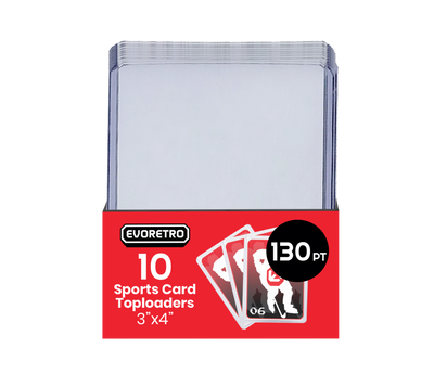 EVORETRO Topload Card Holder 3x4 130pt Pack of 10