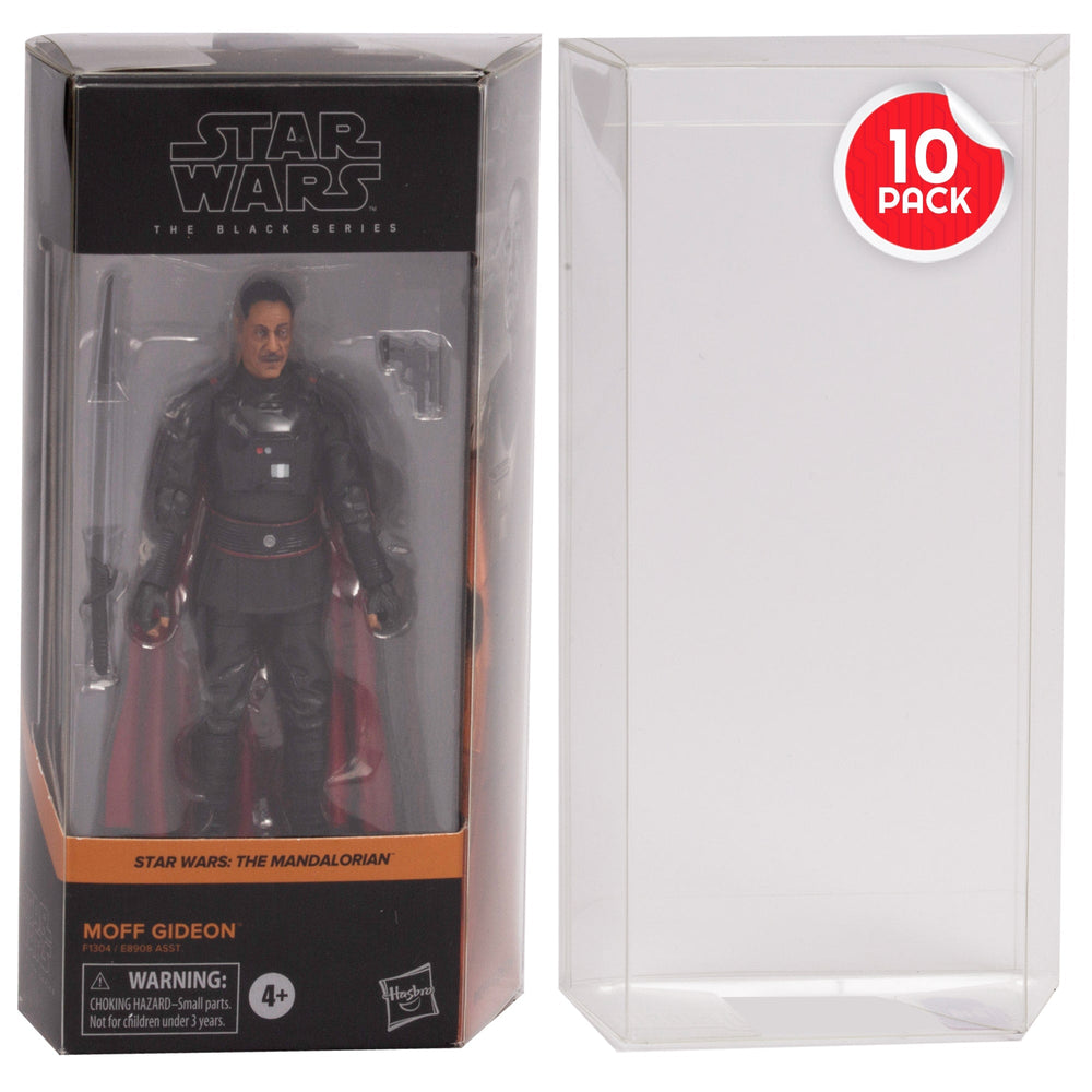 EVORETRO Action Figure Protective Case for Regular Star Wars Black Series with Angled Corners - PET 0.35MM - 10 Pack