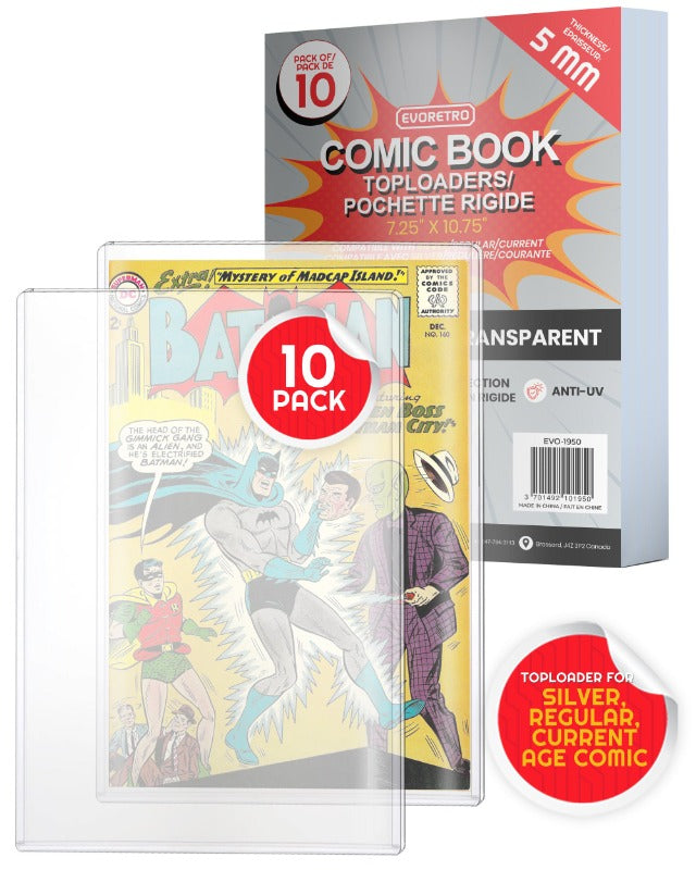 Silver Age Comic Book Top Loader Toploader 5MM