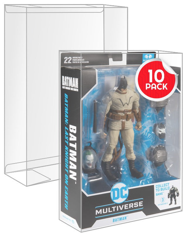 DC Multiverse McFarlane Toys 7" EVORETRO PET Étui pour figurine articulée - Lot de 10