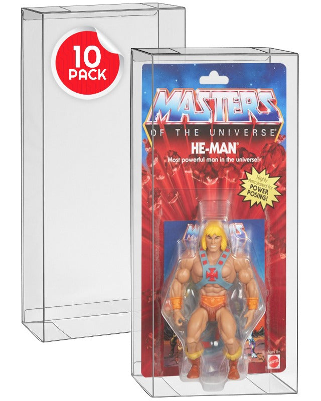 MOTU Origins Power Posing (Carded) Box - EVORETRO PET Protector 0.40MM - Pack of 10