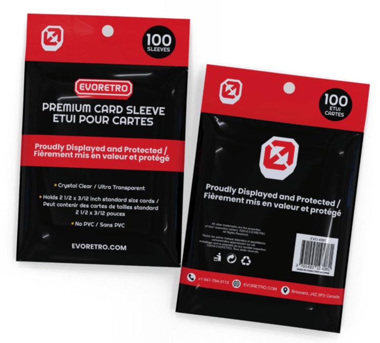 EVORETRO Card Sleeves for Pokemon or Sport Card Penny Sleeves — EVORETRO Canada