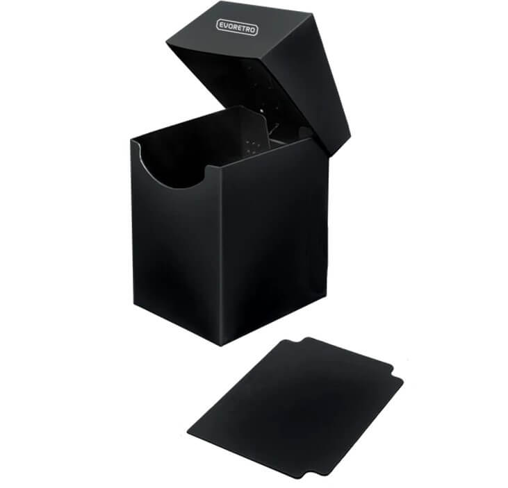 EVORETRO Plastic Deck Box fit 100 card good for Commander