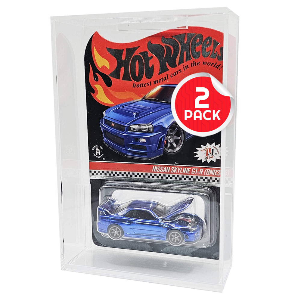 Protecteurs EVORETRO en acrylique pour véhicules Hot Wheels (gamme Mainline) - Paquet de 2