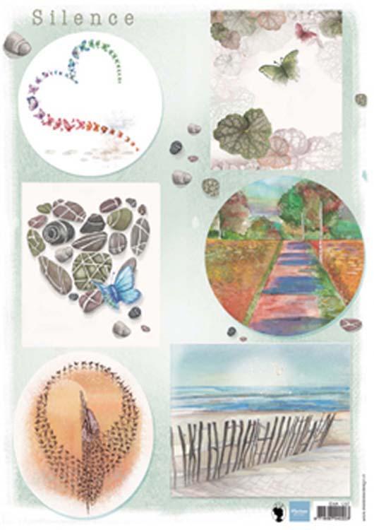 Marianne Design Feuilles à découper Silence 2