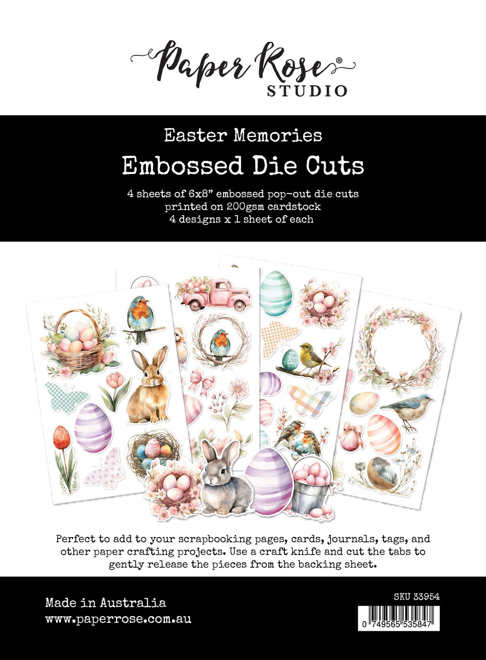 Easter Memories Embossed Die Cuts 33954 — Ecstasy Crafts