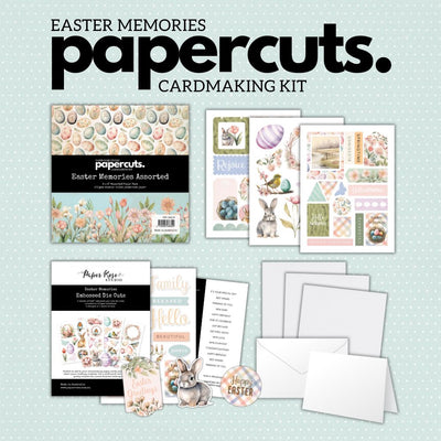 Kit de carterie Papiers Découpés Souvenirs de Pâques 34119