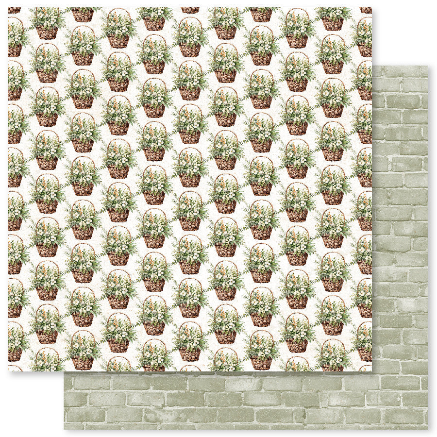 Easter Village Basics A 12 x 12 Paper (12 pc Bulk Pack) 34044 — Ecstasy Crafts