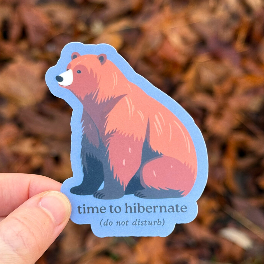 Time to Hibernate Sticker
