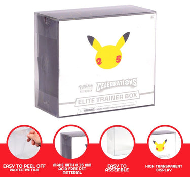 5x EVORETRO Case Protector for Pokemon ETB PET