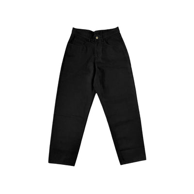 Jeans amples 'ondulés' givrés - Noir