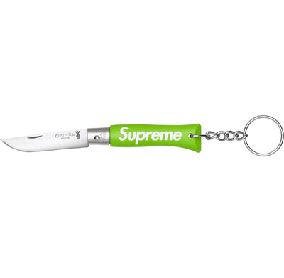 Porte-clés couteau Supreme x Opinel 'No. 4' - Vert