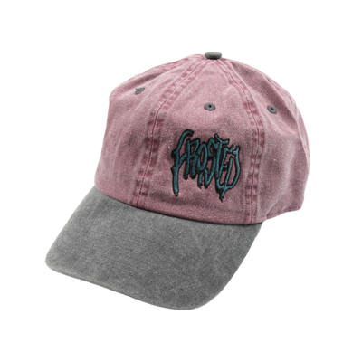 Frosted Skateboards 'Washed' Cap - Red/Black
