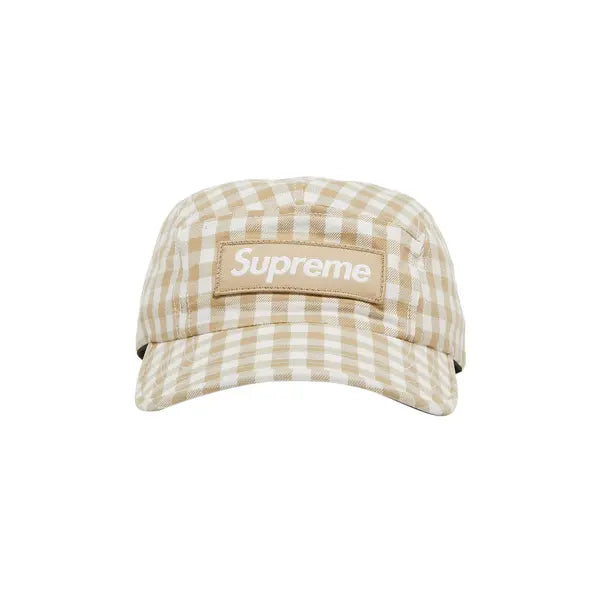 Casquette Supreme 'Gingham' - Tan