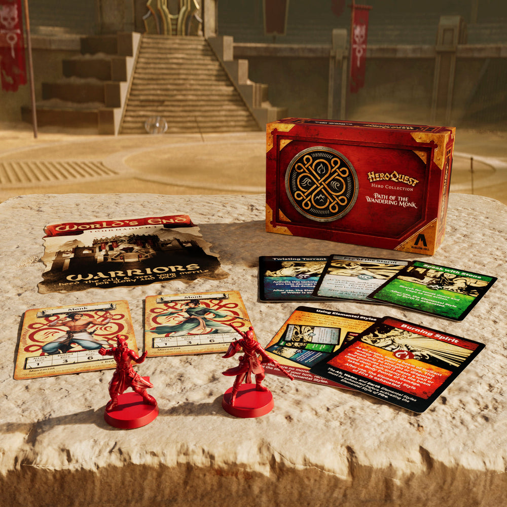 Figurines HeroQuest Collection de Héros : La Voie du Moine Errante