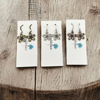 Boucles d'oreilles Fleur Épanouie