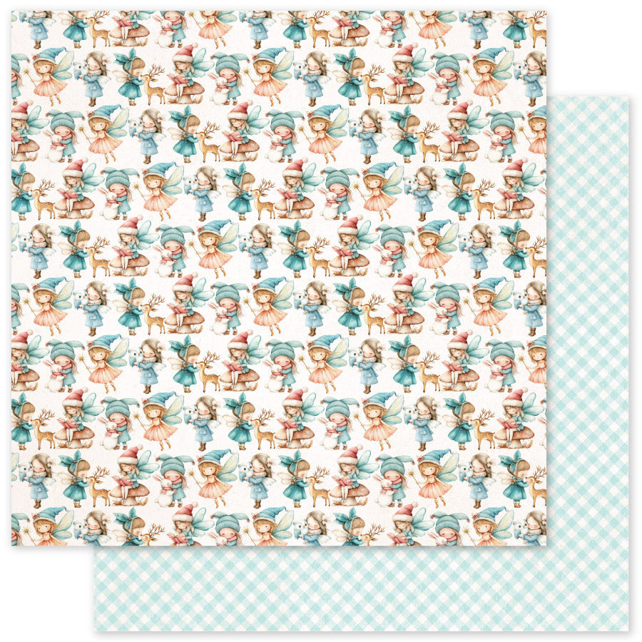 Papiers de Base de Noël Conte de Fées C 30,5 x 30,5 cm (Paquet de 12) 35217
