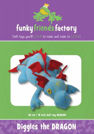 Diggles The Dragon by Funky friends Factory