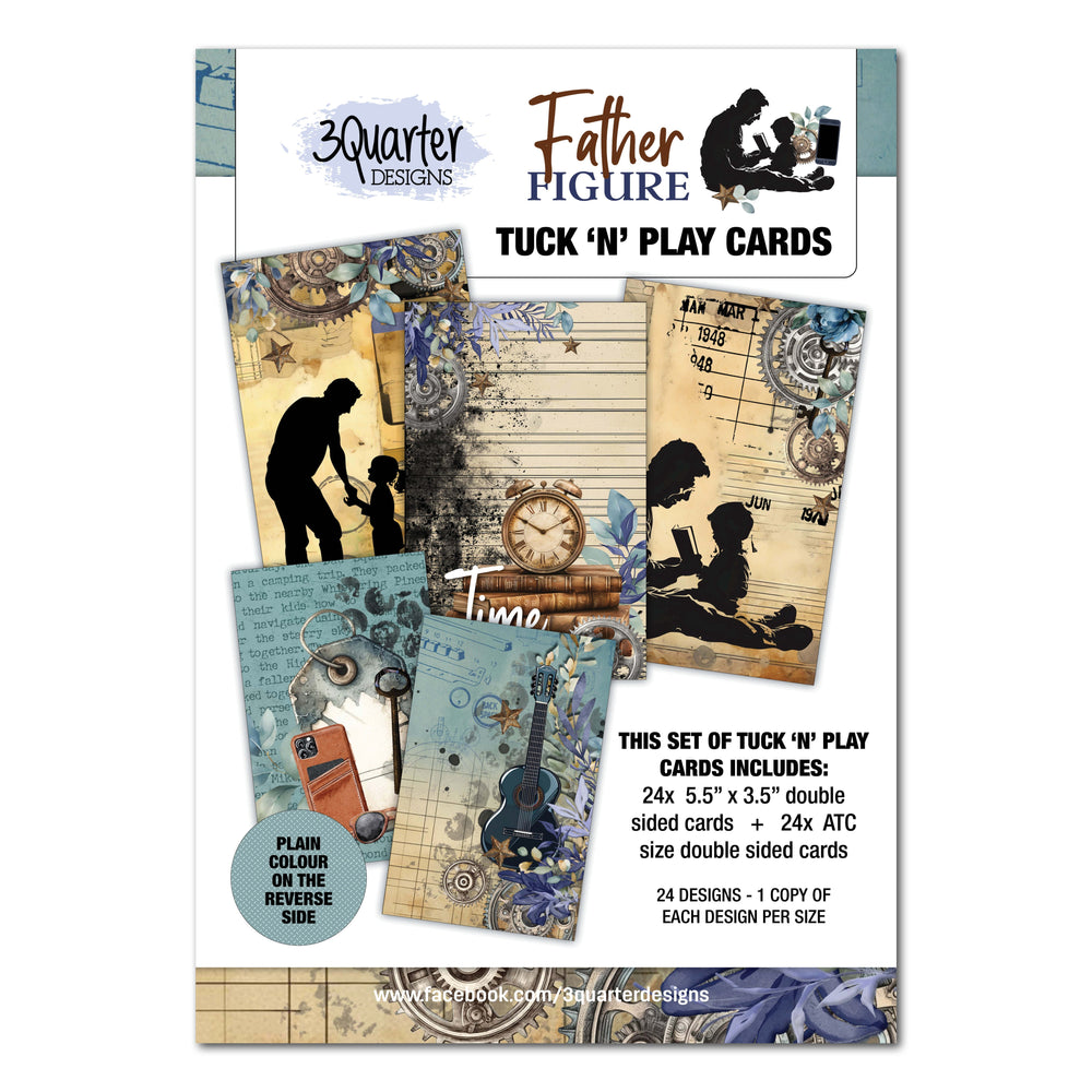 3Quarter Designs Father Figure - Cartes Tuck N Play