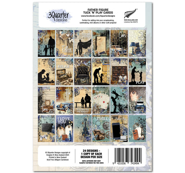 3Quarter Designs Father Figure - Tuck N Play Cards