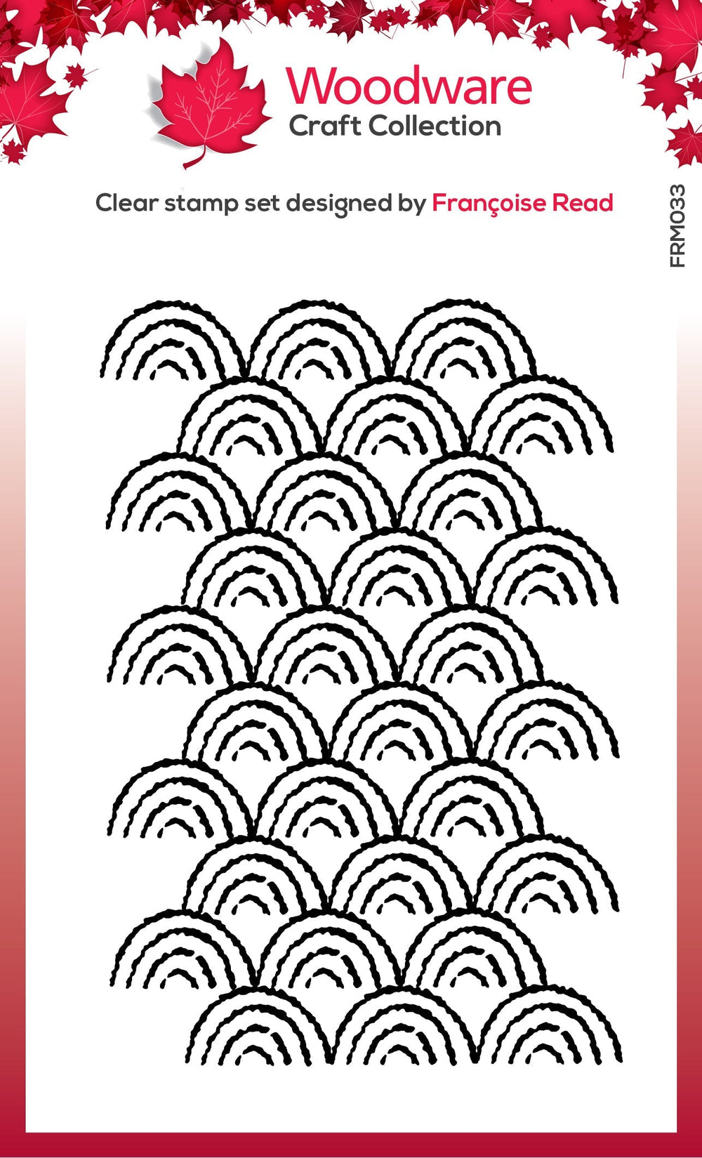 Woodware Clear Singles Arches 3.8 in x 2.6 in Stamp