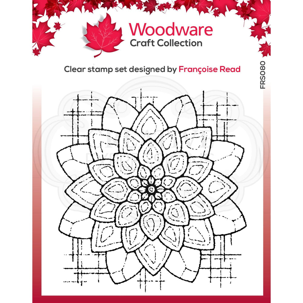 Tampon Woodware Clear Singles Blossom 4 po x 4 po