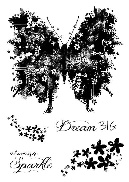 Woodware Clear Singles - Papillon étincelant