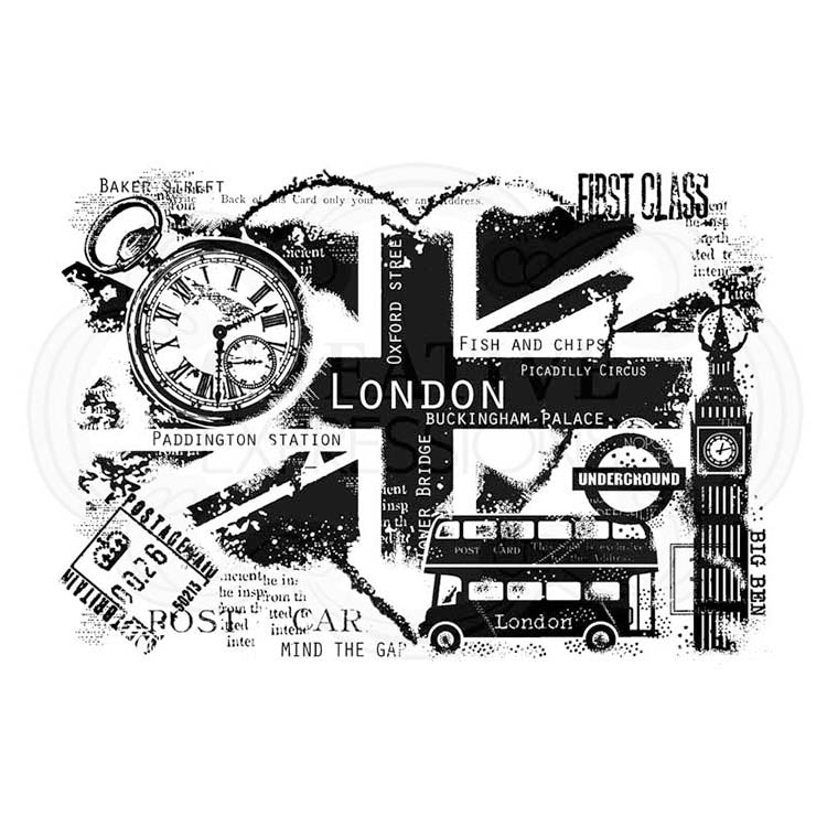 Woodware Clear Singles Carte postale de Londres