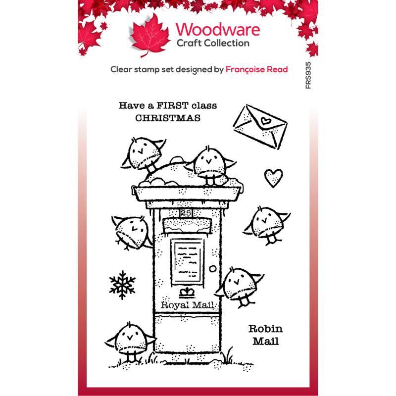 Tampon Woodware Clear Singles Robin Post 4 po x 6 po