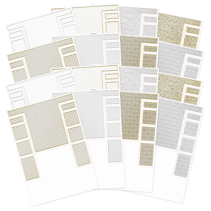 Foiled Pattern Stepper Cards - Ink Me! Selection — Ecstasy Crafts