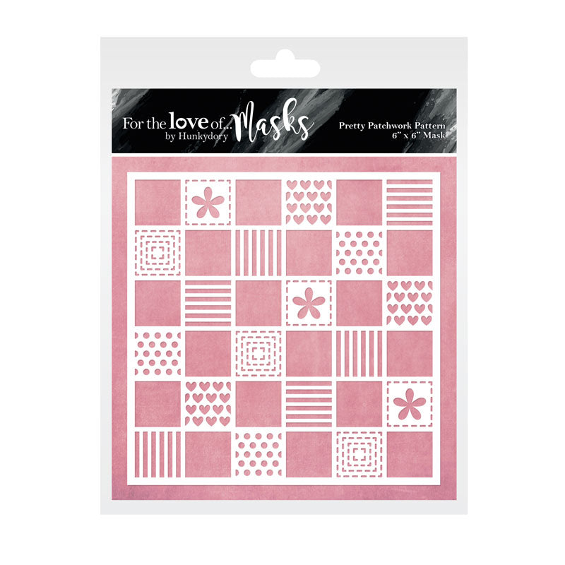 Pour l'amour des masques - Joli motif de patchwork