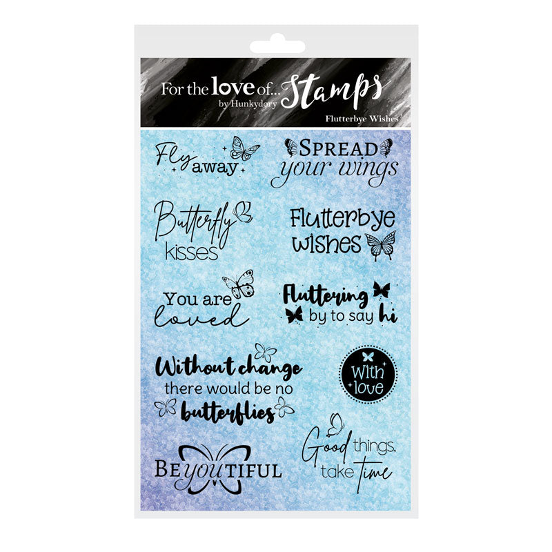 For the Love of Stamps - Flutterbye Wishes — Ecstasy Crafts