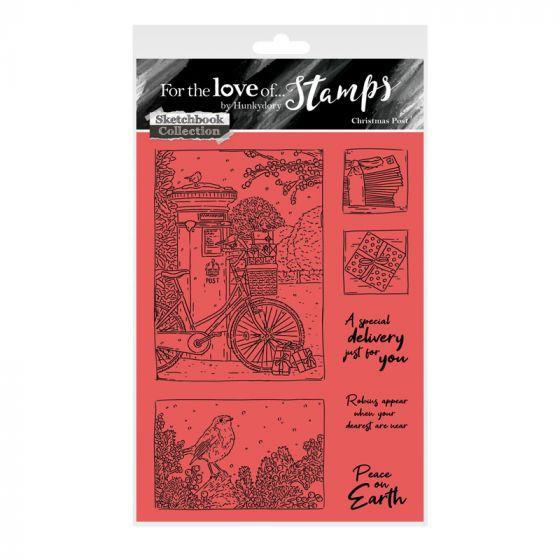 For The Love Of Stamps - Set de timbres A6 Envois de Noël