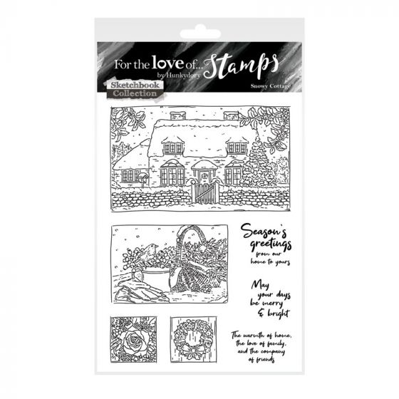 For The Love Of Stamps - Set de Tampons A6 Chalet Enneigé