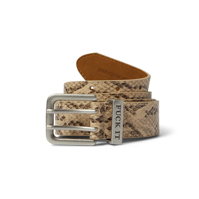 Ceinture HUF 'Fuck It' - Serpent (Brun)