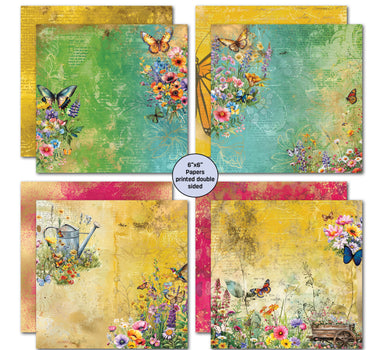 3Quarter Designs Fluttering Wings 6x6 Paper Pack