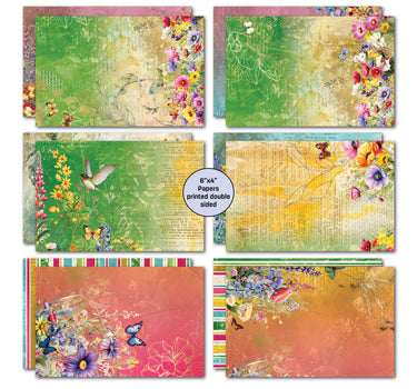 3Quarter Designs Fluttering Wings 6x4 Card Pack