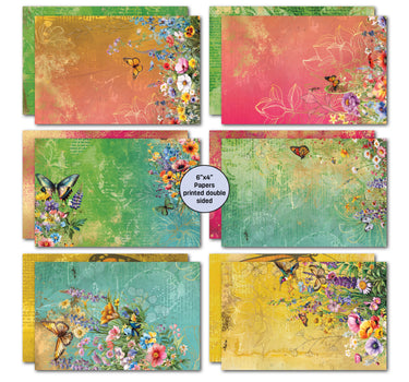 3Quarter Designs Fluttering Wings 6x4 Card Pack