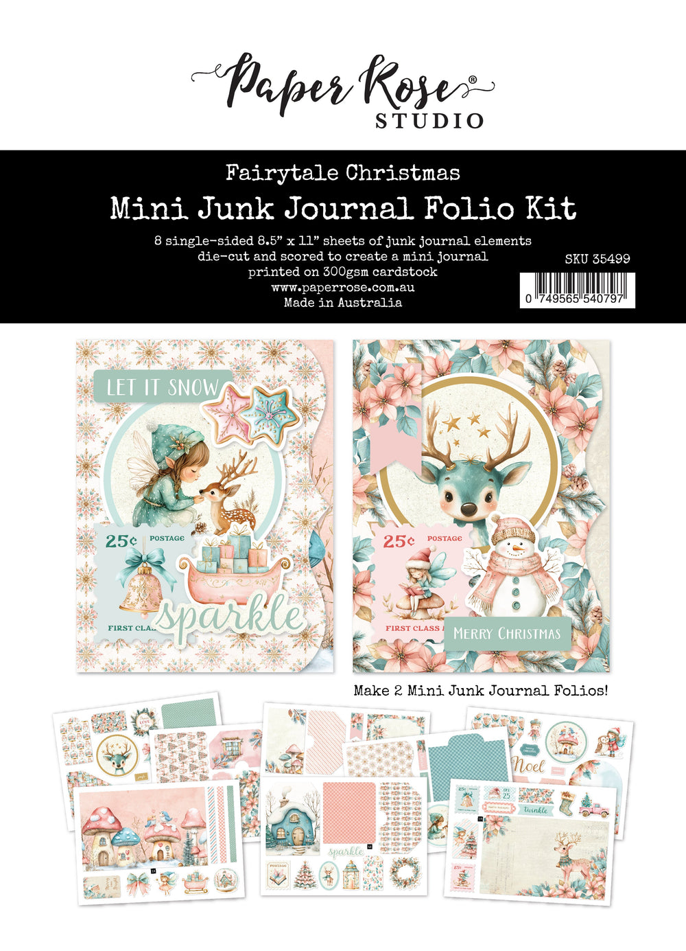 Kit Mini Folio Noël Conte de Fées 35499