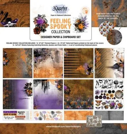 3Quarter Designs - Collection Scrapbooking - Ambiance Hantée
